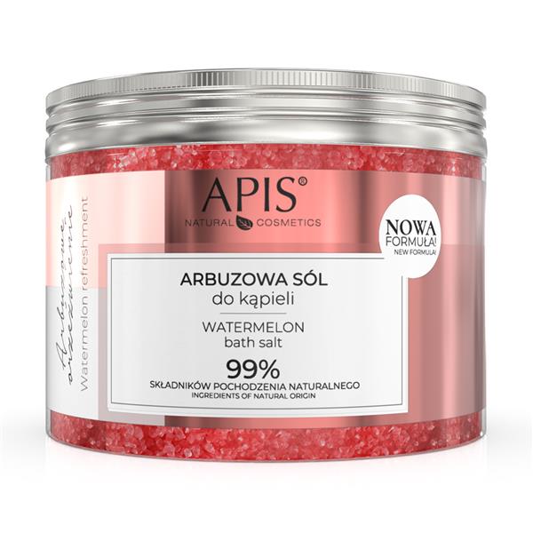 Nawilżająca sól do kąpieli z arbuzem przód