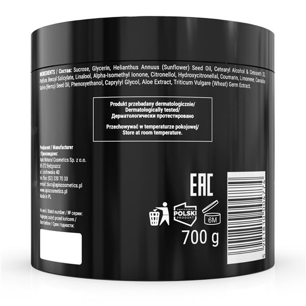 NIGHT FEVER Oczyszczający peeling 700 g tył
