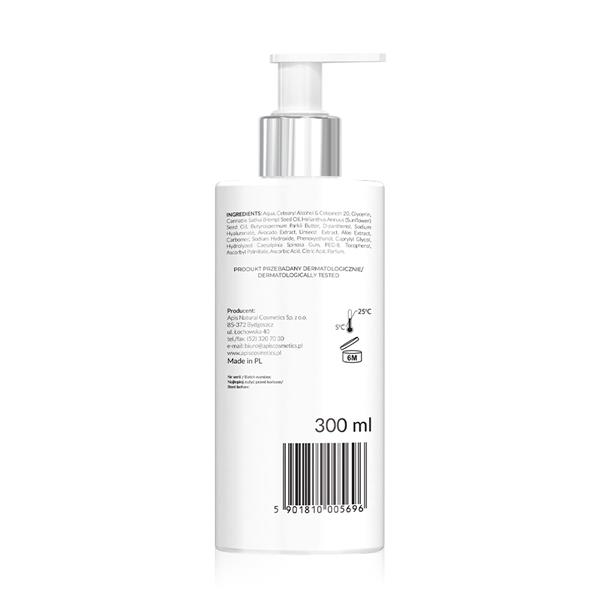 Regenerujący krem do rąk z olejem z konopi 300 ml tył