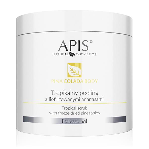 Tropikalny peeling z liofilizowanymi ananasami przód