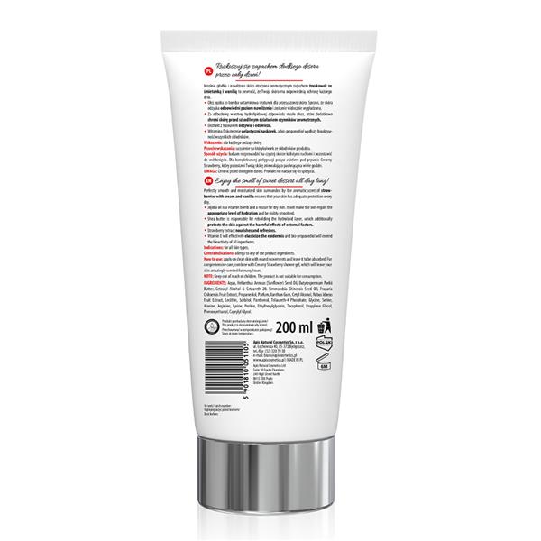Creamy Strawberry Balsam do ciała tył