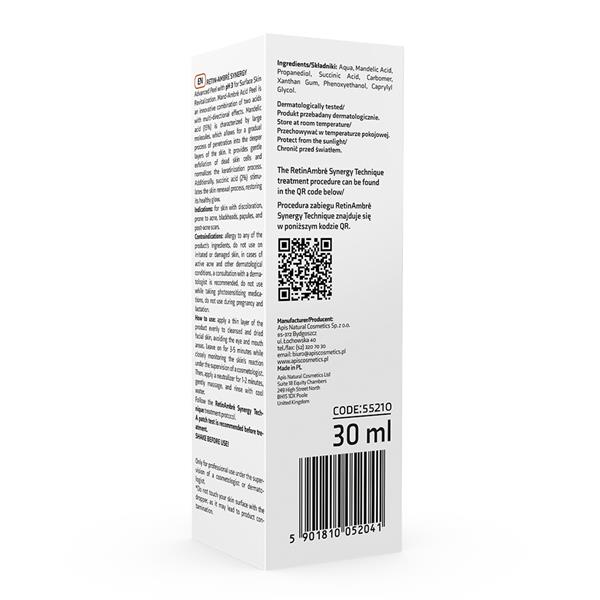 Mand-Ambré Acid Peel tył